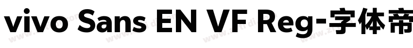 vivo Sans EN VF Reg字体转换